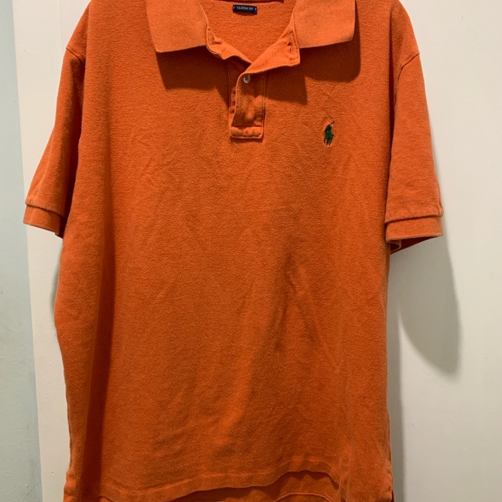 Ralph Lauren Men's Vibrant Orange Polo Shirt